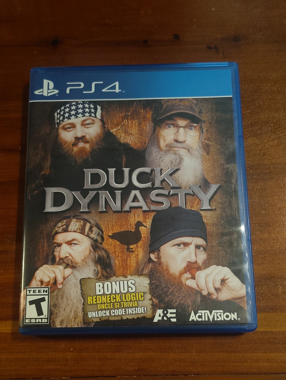 Sony PS4 Duck Dynasty Video Game - Blue Case